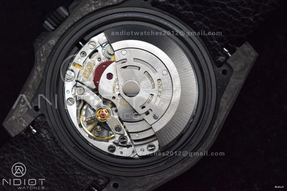 Dial DIW Carbon VSF Best Black 474 Edition VS Black Submariner Strap 1:1 Nylon Red on SunProtective 0812